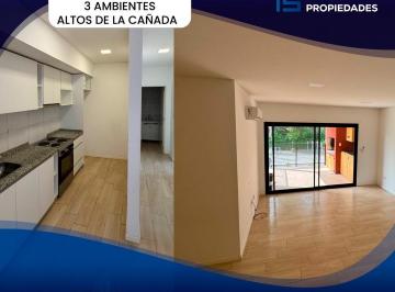 Departamento · 73m² · 3 Ambientes · 1 Cochera · Altos de La Cañada, Departamento 3 Ambientes en Alquiler.