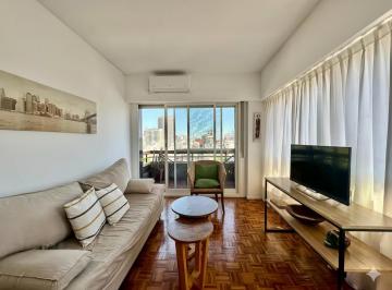 Departamento de 2 ambientes, Palermo · Departamento 2 Ambientes en Las Cañitas – Piso 13, Vista Abierta, Muy Luminoso y Totalmente Equipado
