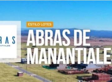 Terreno · 250m² · Venta - Excelente Ubicacion Lote Residencial 250 m² - Abras de Manantiales