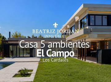 Casa · 407m² · 5 Ambientes · 6 Cocheras · Casa 5 Ambientes en Venta, Barrio El Campo, Los Cardales