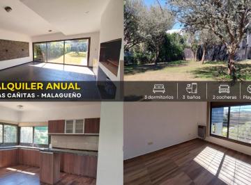 Casa de 10 ambientes, Malagueño · Casa en Alquiler - Las Cañitas - 3 Dorm. + Playroom