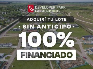 Terreno · 603m² · 100% Financiado - Oportunidad - Developer Park - Terreno - - Barrio Privado Ruta 2