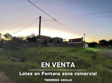 Terreno · 200m² · Terrenos en Zona Comercial Fontana - 200 m² - Fontana, Chaco