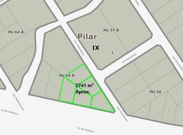 Terreno · 2741m² · Terreno Lote en Venta en Manuel Alberti, Pilar, G. B. a. Zona Norte