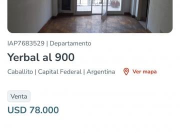 Departamento de 1 ambiente, Caballito · Propiedad Horizontal