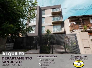 RUS-RUS-11102_2 · Alquiler Departamento Dos Ambientes a Estrenar - San Justo