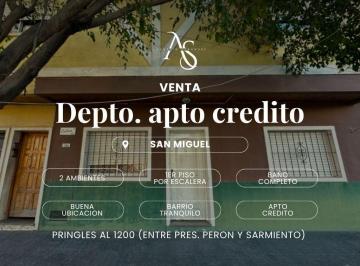 Departamento · 30m² · 2 Ambientes · Departamento - San Miguel