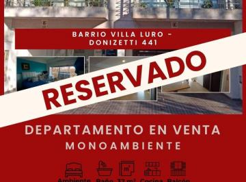Departamento de 1 ambiente, Villa Luro · Venta Departamento con Balcón en Villa Luro