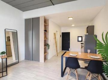 Departamento · 55m² · 1 Ambiente · 1 Cochera · Monoambiente a Estrenar C/ Patio Privado, Parrilla, Cochera