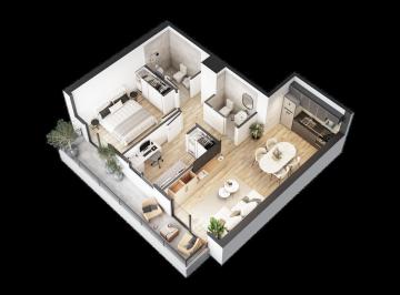 Departamento · 53m² · 3 Ambientes · Venta Departamento 3 Ambientes Villa Crespo