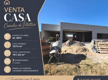 Casa · 150m² · 4 Ambientes · 2 Cocheras · Casa en Venta Canales de Plottier