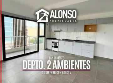 Departamento · 55m² · 2 Ambientes · Venta – Departamento 2 Ambientes con Balcón a Estrenar