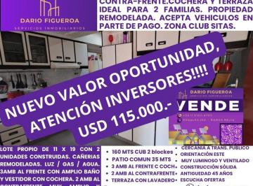 Casa de 4 ambientes, Morón · Casa de 3 Amb en Venta con Depto de 2 Amb en El Contrafrente El Palomar