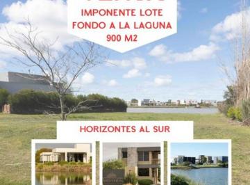 Terreno , Presidente Perón · Imponente Lote de 900 m² con Fondo a La Laguna. Acepta Financiación - Permuta.