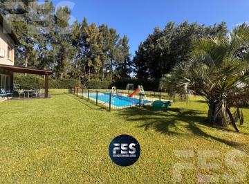 Casa · 350m² · 7 Ambientes · 6 Cocheras · Alquiler Amoblado - Casa 7 Amb Barrio Privado Malibu Canning