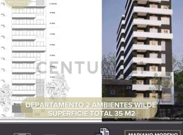 Departamento · 32m² · 2 Ambientes · Departamento en Venta 2 Ambientes Wilde