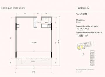 Oficina comercial · 71m² · 1 Cochera · Oficina en Venta en Nordelta, Tigre, G. B. a. Zona Norte