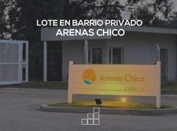 Terreno · 606m² · Oportunidad! Lote en Venta - Barrio Privado Arenas Chico