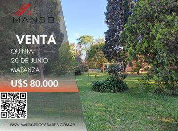 Quinta vacacional · 1512m² · 3 Ambientes · Quinta - Venta - 20 de Junio - Refaccionar - Arboles