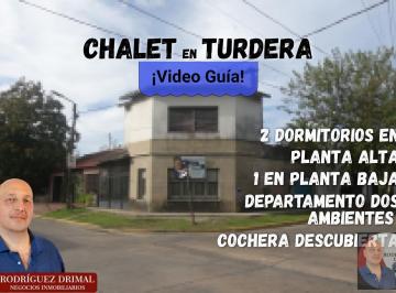 Casa · 133m² · 4 Ambientes · 1 Cochera · Chalet en Esquina de 3 Dorm. en Turdera - Apto Crédito