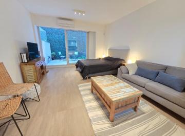 Departamento · 34m² · 1 Ambiente · Monoambiente en Planta Baja con Patio Propio y Amenities – Palermo Hollywood