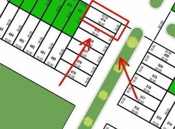 Terreno · 300m² · Lote en Esquina, Numero 474, (300 M²), Barrio Abierto Cercano, Ricardone - San Lorenzo