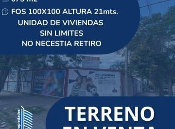 Terreno , Córdoba · Terreno con 673 m² en Venta en General Pueyrredón