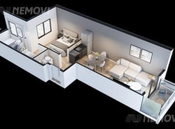 Departamento · 44m² · 1 Ambiente · Departamento Monoambiente Divisible a La Venta Caballito