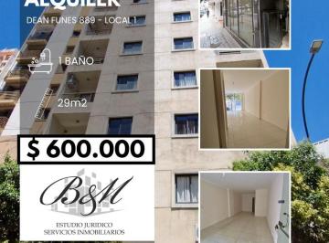 Local comercial , Córdoba · Local Comercial en Alquiler – Deán Funes 889