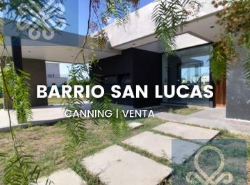 Casa · 200m² · 4 Ambientes · 1 Cochera · Casa en Venta a Estrenar en Barrio San Lucas, Canning.