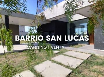 Casa · 200m² · 4 Ambientes · 1 Cochera · Casa en Venta a Estrenar en Barrio San Lucas, Canning.