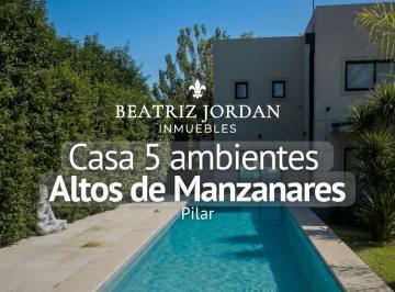 Casa · 1100m² · 5 Ambientes · 4 Cocheras · Casa 5 Ambientes en Venta, Altos de Manzanares, Pilar
