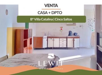 Casa · 151m² · 7 Ambientes · 4 Cocheras · Casa en Venta + Dpto, Villa Catalina, Cinco Saltos