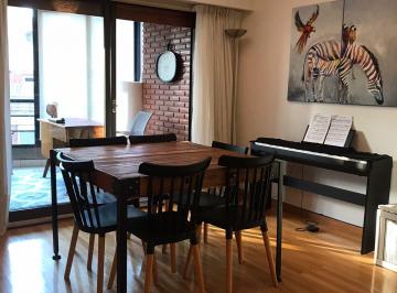Living comedor · Dos Ambientes con Cerramiento y Vista a La Abadía - Muy Luminoso