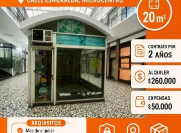 Local comercial · 20m² · 1 Ambiente · Local Comercial en Alquiler - 1 Baño - Microcentro