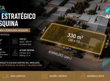 Terreno · 342m² · Venta | Lote en Esquina Estratégico Apto Logística / Galpón / Desarrollo Mixto