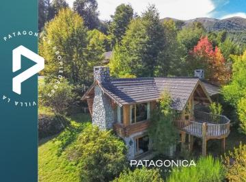 Casa · 159m² · 4 Ambientes · 1 Cochera · Venta Cabaña 4 Amb 184 m², Puerto Manzano, Villa La Angostura - Complejo Puente Viejo