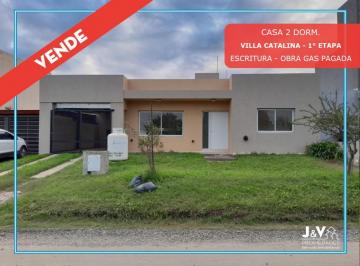 Casa · 100m² · 3 Ambientes · 2 Cocheras · Casa de 2 Dorm. - Villa Catalina | 1a Etapa | con Escritura