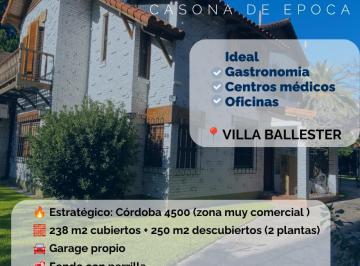Local comercial · 238m² · 6 Ambientes · 1 Cochera · Imponente Casona Comercial de Época | 488 m² Totales en Pleno Centro de Ballester