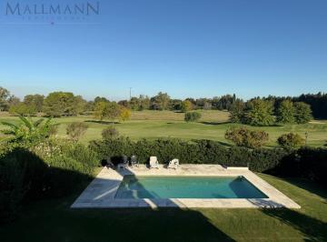 Casa · 320m² · 7 Ambientes · 5 Cocheras · Venta Casa 5 Dorm. con Amplia Vista Al Golf en Pilar Golf
