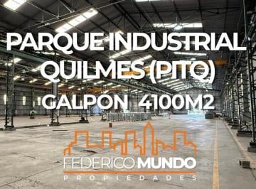 Bodega-Galpón · 4100m² · Galpon/deposito en Alquiler Parque Industrial Quilmes