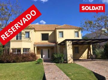 Casa · 265m² · 5 Ambientes · 2 Cocheras · Casa en Ayres de Pilar, en Venta y Alquiler, en Exclusiva. 4 Cuartos, Escritorio y Piscina