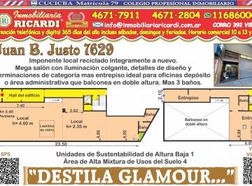 Local comercial · 180m² · Destila Glamour - Imponente Local Reciclado a Nuevo