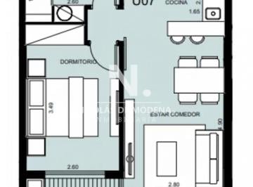 Foto1 · Departamento de 1 Dormitorio en Venta, Proximo a Ocupar, Torre a Estrenar