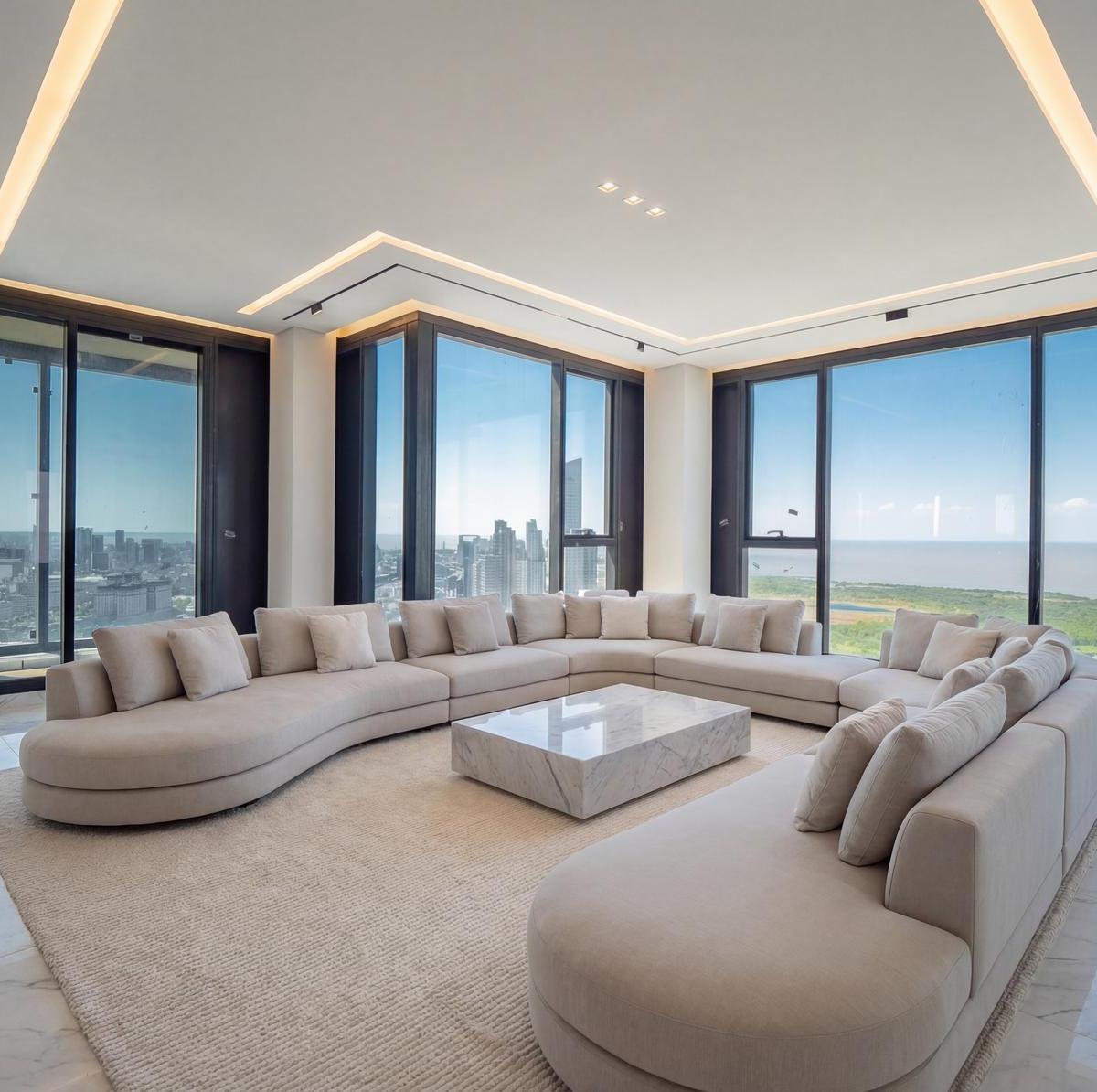 Venta Ultimo Semi-piso Harbour Tower Por Encima del Piso 45 - 3 Suites + Dependencia. 3 Cocheras.