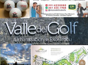 Terreno , Malagueño · Valle del Golf Lote de 800 Mtrs Etapa 1 Apto Construccion