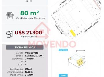 Terreno , Villa Devoto · Terreno Para 1020 m² Vendeibles en Venta en Villa Devoto