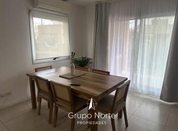 Departamento · 66m² · 4 Ambientes · Departamento 4 Ambientes con Jardín y Vista Al Lago en Venta. Nordelta, Sendero. con Renta