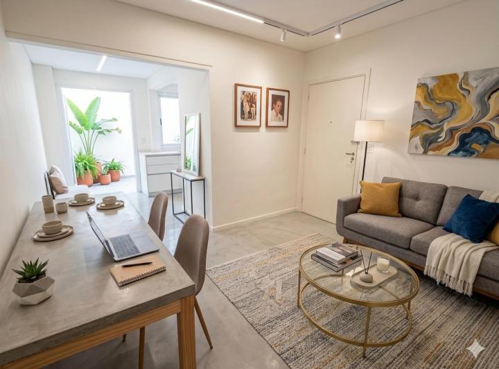 Departamento 3 Ambientes en Venta en Las Cañitas Palermo Planta Baja Interno con Patio a Refaccionar