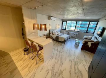 Departamento · 55m² · 1 Ambiente · Monoambiente a Estrenar Amoblado - Amenities Al Rio - Olivos - Venta con Renta